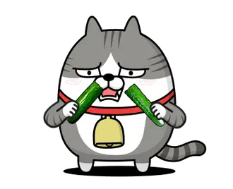動く 擦れねこ4（サバトラ）