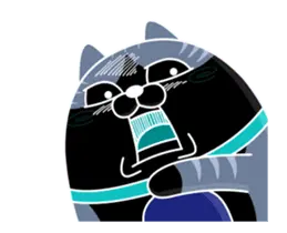 動く 擦れねこ（サバトラ）