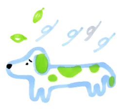 ペンで描いた動物たち