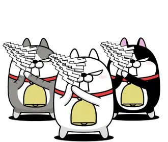 デカ動く 三匹の擦れねこ11