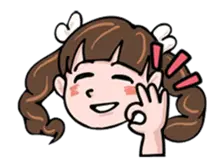 動く！ツインテール女子 1