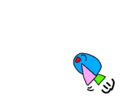 ぽにょ ぽにょ 動く‼スタンプ★