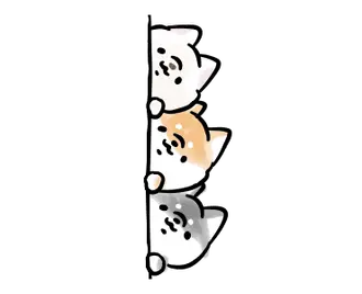 動くほんわかしばいぬ３-黒-