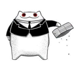 Meawbin with suit