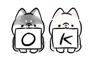 動くほんわかしばいぬ３-黒-