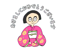 ボブめがねさん(冬)