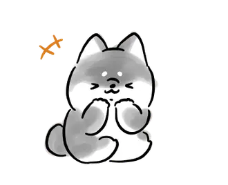 動くほんわかしばいぬ３-黒-