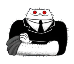 Meawbin with suit