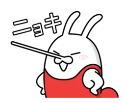 動く 擦れうさぎ8