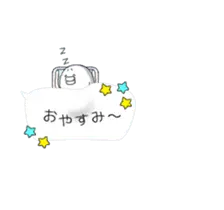 動く♪やる気なし男 ふきだし