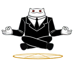 Meawbin with suit