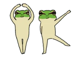 動く！アマガエルくん