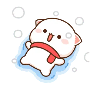 もちもち動くももねこちゃん15