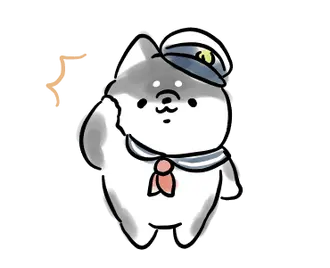 動くほんわかしばいぬ３-黒-