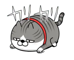 動く 擦れねこ3（サバトラ）