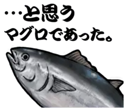シュールなマグロ