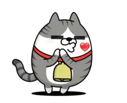 動く 擦れねこ（サバトラ）
