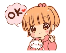 動く♪こころほかほかスタンプ