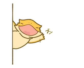 動く！フトアゴまみれスタンプ