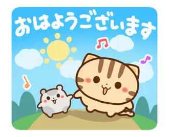動く♪ネコちゃん ハムちゃん
