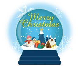スノードームクリスマス
