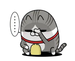 動く 擦れねこ3（サバトラ）