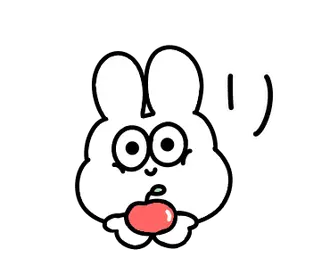 【激しく動く②】太っちょうさぎ
