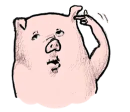 ぬるっとしたブタ