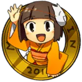 モナコインちゃんスタンプ