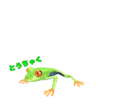 動く！カエルのオリバくん。