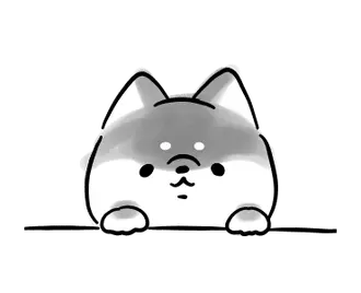 動くほんわかしばいぬ３-黒-