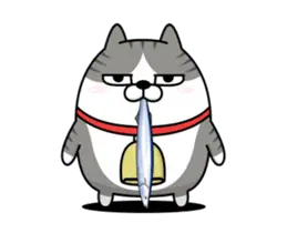 動く 擦れねこ（サバトラ）