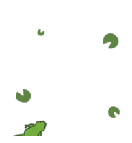 動く！アマガエルくん