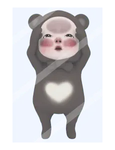 【遅い】クロクマタオル【動く】