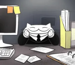 Meawbin with suit
