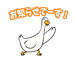 動く！あひるのスタンプ 3