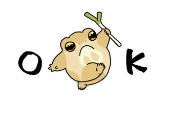 カエル動くスタンプ詰め合わせ