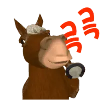 超速!動く3Dの可愛い馬くん