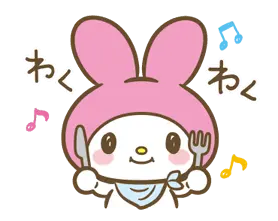 ぽちゃっと動く！ マイメロディ