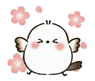 動く♡ほんわか♡シマエナガさん