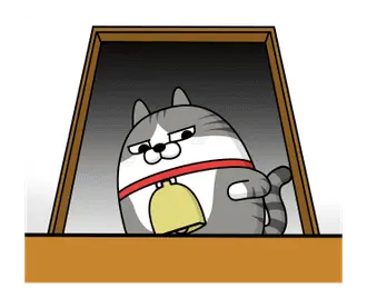 動く 擦れねこ4（サバトラ）
