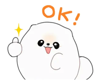 動く！ぱぴちのふわふわスタンプ