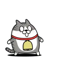 動く 擦れねこ（サバトラ）