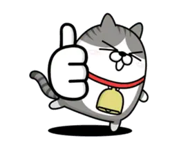 動く 擦れねこ（サバトラ）