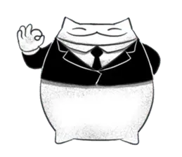 Meawbin with suit