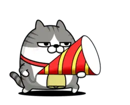 動く 擦れねこ3（サバトラ）