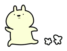 動く！うさぎの日常スタンプ