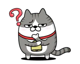 動く 擦れねこ（サバトラ）