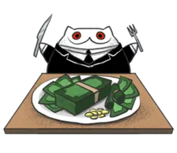 Meawbin with suit