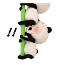 【動く】パンダタオル【日常】